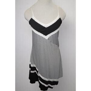 Vintage Crazy Shirts Striped Slip Dress – Size M – Made in Hawaii